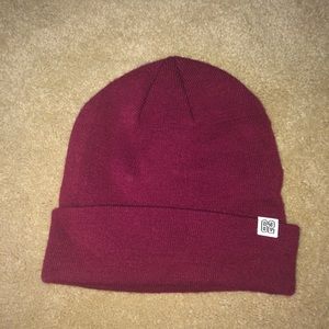 A Maroon Beanie